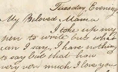 Letter from Mary Ferguson, 12,